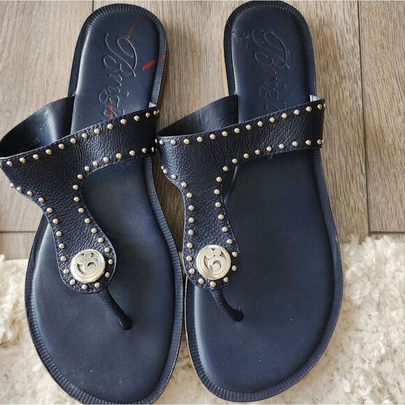 Brighton Black Sandals with Comfort Straps - Picture 2 of 5